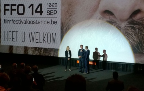 Pierce Brosnan en Beau St. Clair het Film Festival Oostende 2014