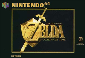 De cover van Ocarina of Time