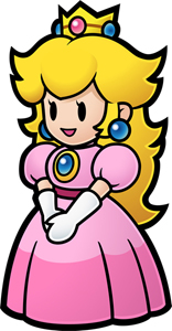 Cartoony Princess Peach