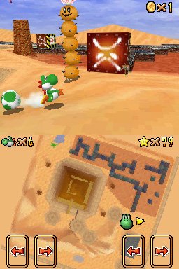 Dit keer kun je ook met Yoshi spelen.