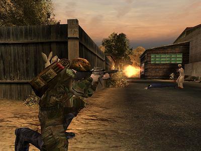 Vuur op Osama Bin Laden in Postal 2.