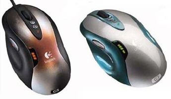 Logitech G5 (Links) en G7 (Rechts)