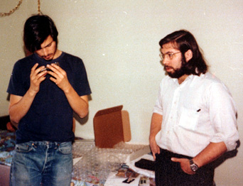 Steve Wozniak en Steve Jobs