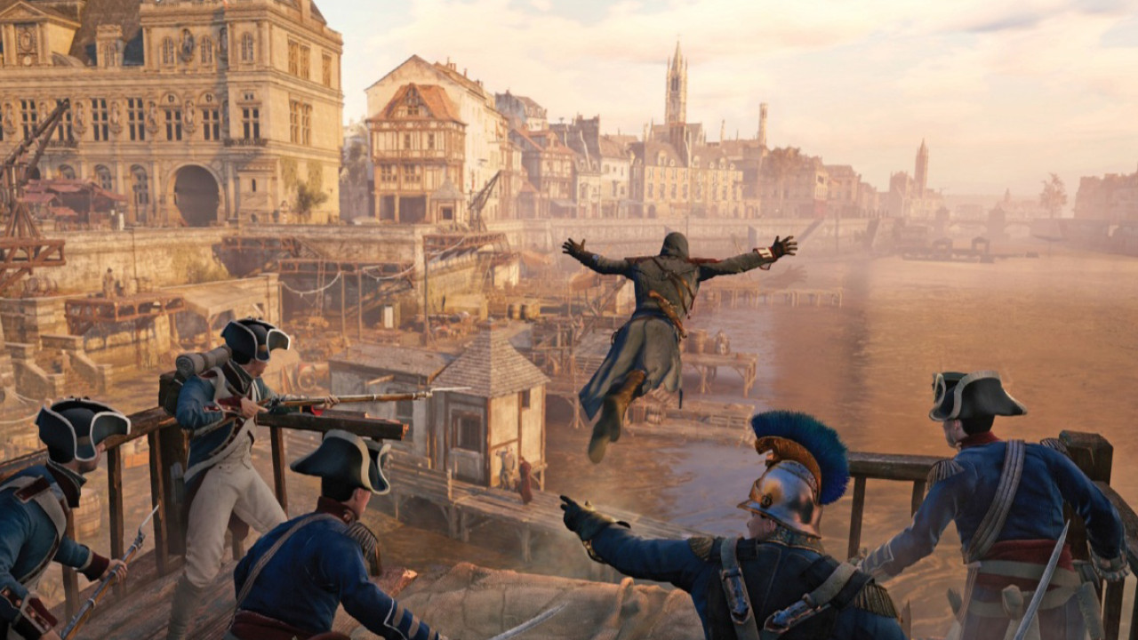 Игра ассасин единство. Assassins Creed Unity солдаты. Assassin's Creed: единство геймплей. Assassin's Creed Unity геймплей. Тюильри ассасин Крид.