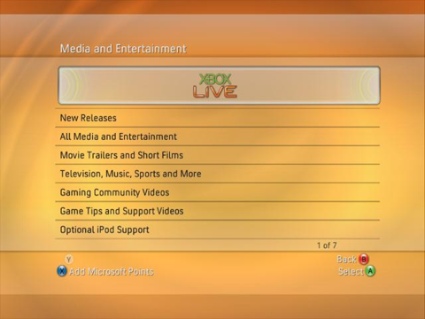 Nieuw media en entertainment menu
