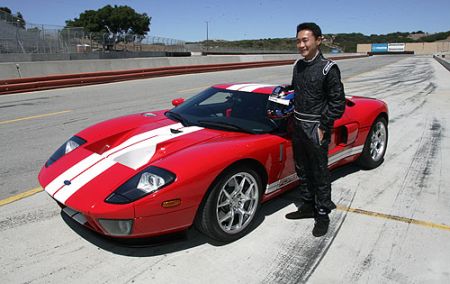Yamauchi met zijn Ford GT
