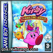 De Europese packshot van Kirby and the Amazing Mirror