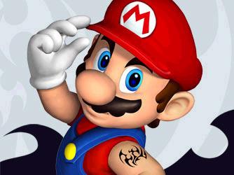 Mario met zijn Tribal tatoeage