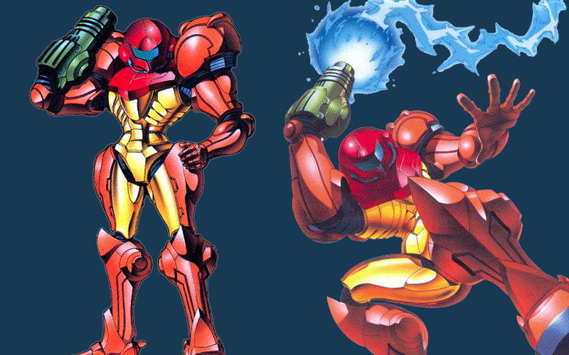 Samus uit Super Metroid. De dame werd een stuk pittiger!