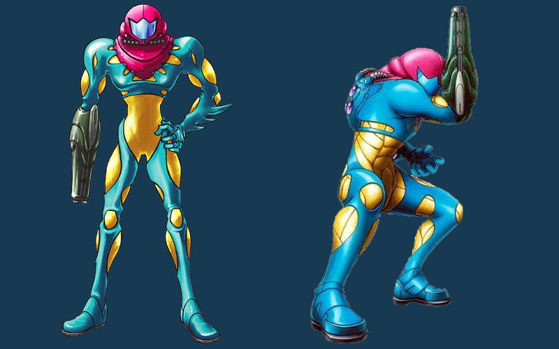 Samus uit Metroid Fusion. De grootste metamorfose voor onze heldin!
