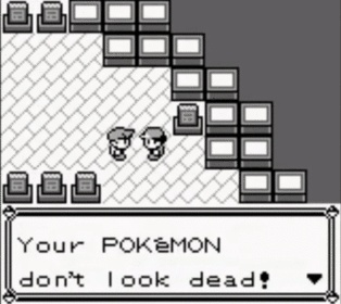 Jouw Pokmon zijn niet dood, de zijne wel?