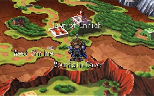 Shining The Holy Ark's bergketen is zelfs op de rand van een screenshot opzichtig.